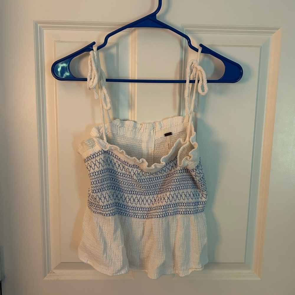 Free People Smocked Tank Top